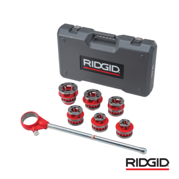 Juego de tarrajas manual 12-R ½"-2" NPT RIDGID